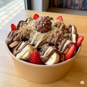 Ferrero Rocher Pancake Bowl Waffle Large görseli