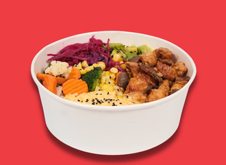 Soya Soslu Mantarlı Tavuk Bowl görseli