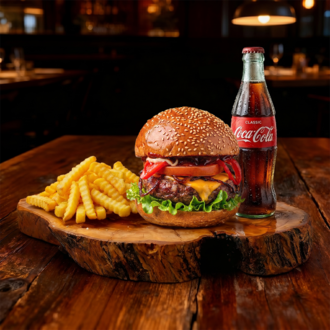 Barbekü Burger Menü görseli