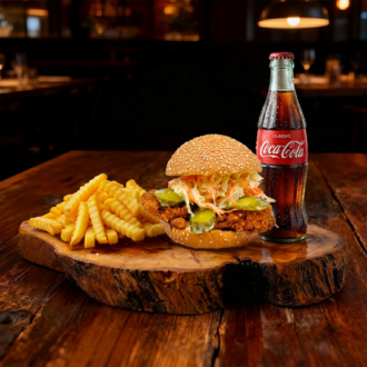 Çıtır Tavuk Burger Menü görseli
