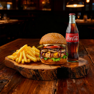 Coca-cola Fırsatı (Chicken Garlic Mushroom Burger) görseli