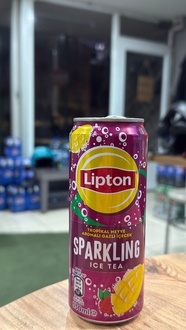 Lipton Tropikal Meyve Aromalı Gazlı İçecek 330Ml görseli