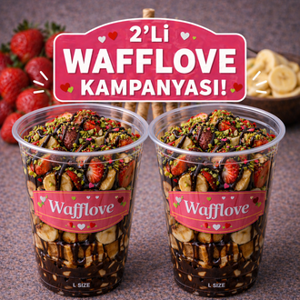 2'Li Wafflove Avantajlı Bardak Kampanyası görseli