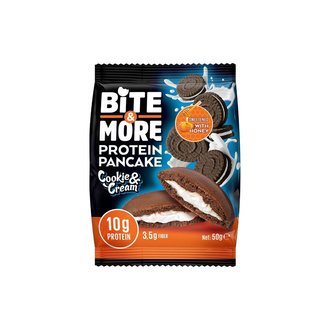 Bite & More Kurabiye Kremalı Kakaolu Protein Pankek (50 Gr.) görseli