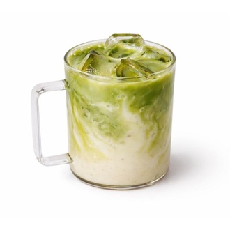Iced Vanilla Oat Matcha Latte görseli