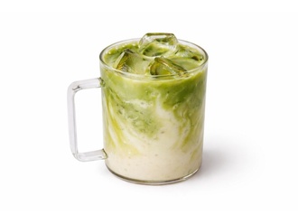 Iced Vanilla Oat Matcha Latte görseli