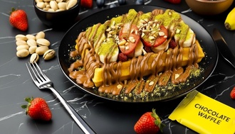 Karamelli Waffle (Large) görseli