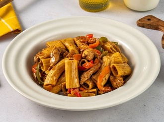 Tavuk Fajita Rigatoni Makarna görseli