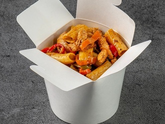 Tavuk Fajita Rigatoni Makarna görseli