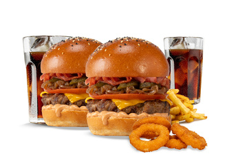 2'Li Meat Burger Menü görseli