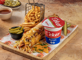 Avantaj 3'Lü Et Zurna Atom Ayranlı Menü (100 Gr) görseli
