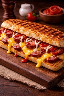 Cheddarlı Karışık Tost görseli