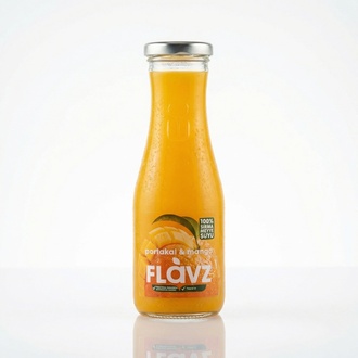 Flavz %100 Doğal Portakal Mango Sıkma Meyve Suyu (250 Ml) görseli