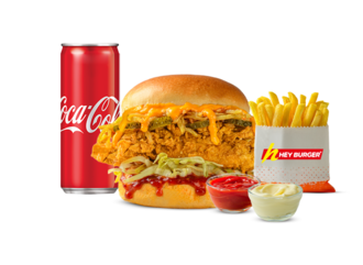 Acılı Chicken Burger Menü görseli