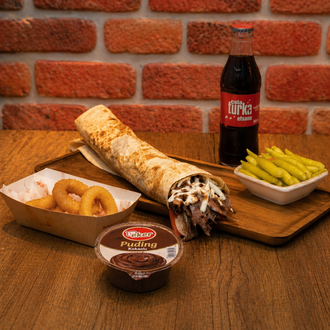 Mega Odun Ateşinde Kaşarlı Et Döner (70Gr) görseli