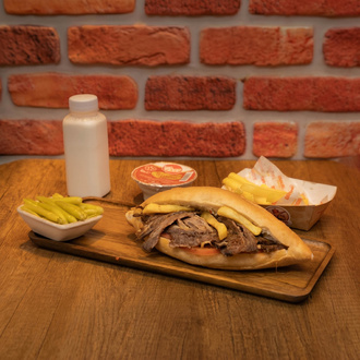 Mega Odun Ateşinde Sandviç Et Döner (70Gr.) görseli