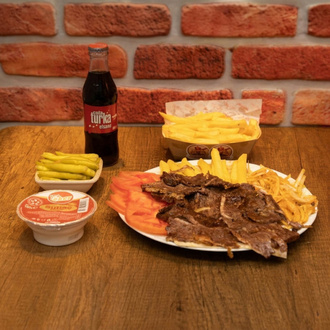 Mega Odun Ateşinde Porsiyon Et Döner (100Gr) görseli