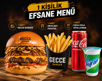 Gecce Burger Menü görseli