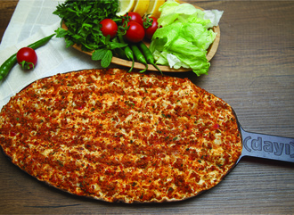 Sarımsaklı Lahmacun görseli
