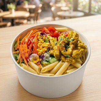 Kovada Köri Soslu Tavuklu Penne görseli