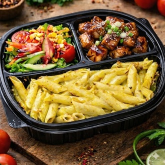 Teriyaki Soslu Tavuklu Penne görseli