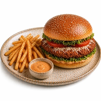 Parmesan Tavuk Burger görseli