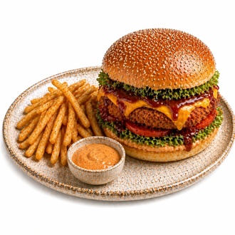 Barbekü Tavuk Burger görseli