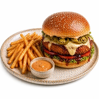 Atom Tavuk Burger görseli
