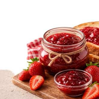 Çilek Reçeli Katkısız Ev Yapımı 380 Gr görseli