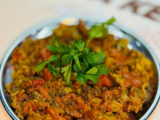 Közlenmiş Patlıcan Meze görseli