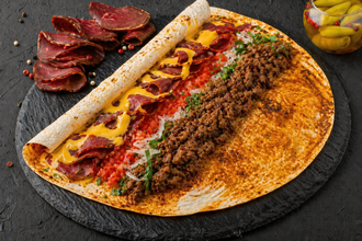 Cheddarlı Pastırmalı Tantuni Dürüm görseli
