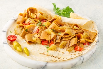 Vegan Patlıcanlı Etsiz Döner görseli