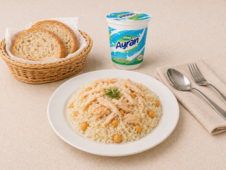 Tavuklu Pilav + Sütaş Ayran 300 Ml görseli