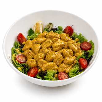 Köri Soslu Tavuklu Salata görseli