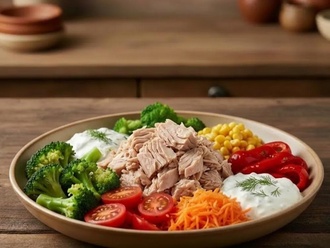 Low-carb Tuna Bowl (No Rice) görseli