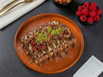 Sütlü Çikolatalı Waffle görseli