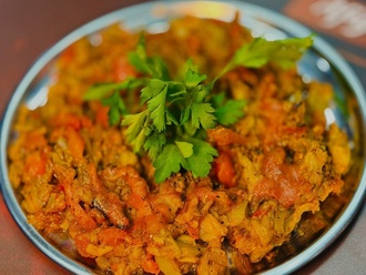 Közlenmiş Patlıcan Meze görseli