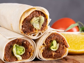 Mega Doritoslu Dev Çiğ Köfte Dürüm (350 G) görseli