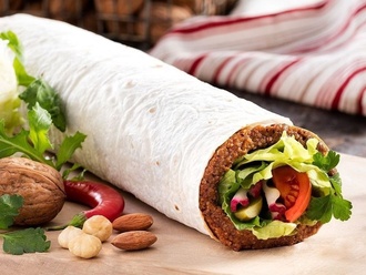 Tek Lavaş Çiğ Köfte Dürüm (140 G) görseli