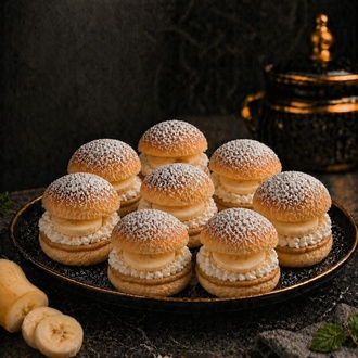 Lokmalık Biscoff Lotuslu & Muzlu Alman Pastası (8 Adet) görseli