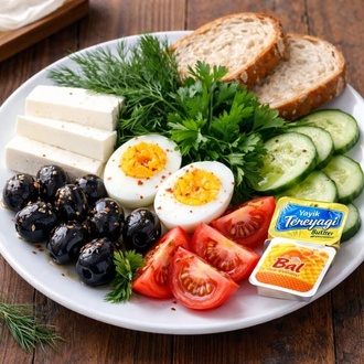 Standart Kahvaltı Tabağı görseli