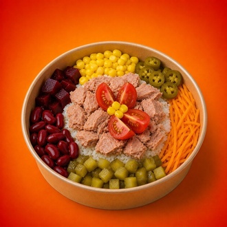 Ton Balıklı Bowl görseli