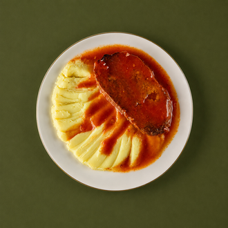 Püreli Rosto Köfte görseli