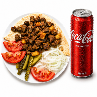 Dana Arnavutciğeri Porsiyon +Coca Cola görseli