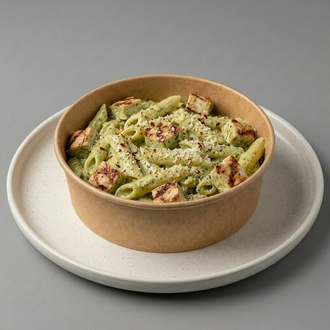 Pesto Soslu Tavuklu Penne görseli