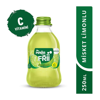 Pınar Frii Misket Limon Meyveli Gazlı İçecek (250 Ml.) görseli