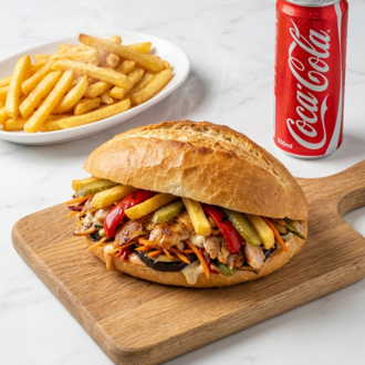 Etibeyaz Tavuk Döner Sandviç Menü görseli