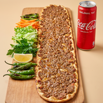Mega Etli Ekmek +Coca-cola 330Ml görseli