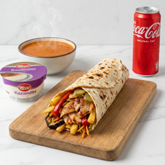 Tavuk Döner Dürüm Ve Çorba Menü görseli