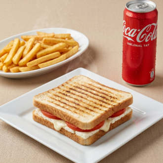Beyaz Peynirli Ve Domatesli Tost Menü görseli